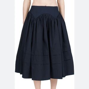 Sandy liang Burano skirt navy size 6
